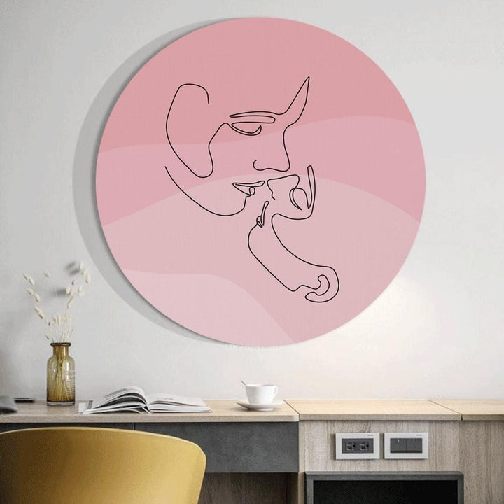 A Lover's Kiss Canvas (Matte Finish) - The Artment