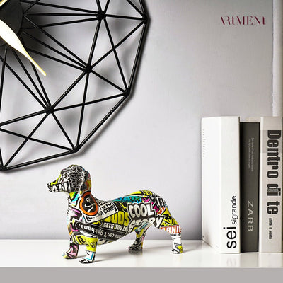 Abstract Canine Table Accent - The Artment