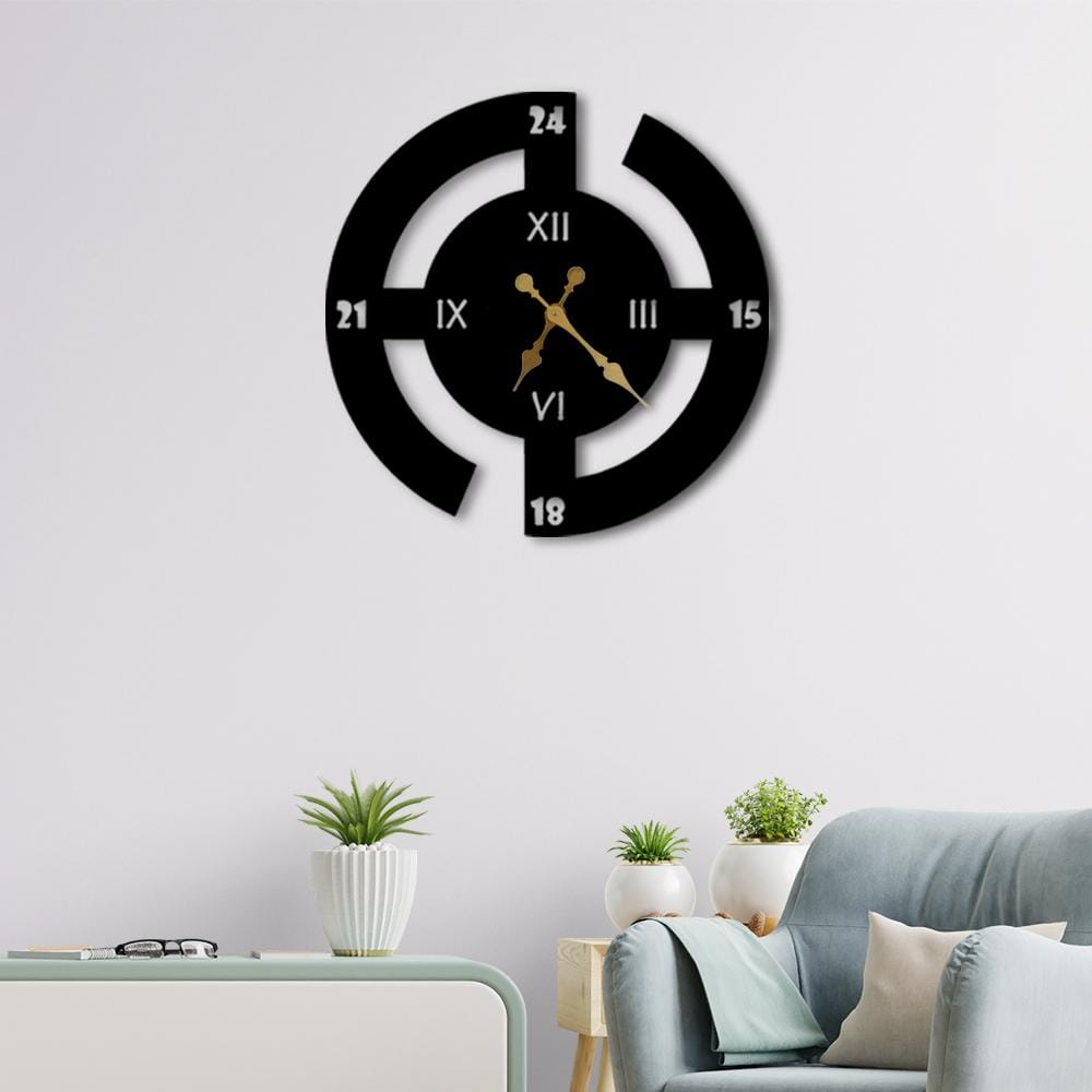 Abstract Cutwork Wall Clock - The Artment