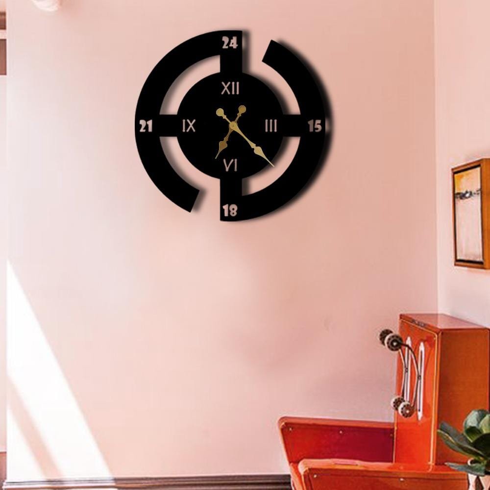 Abstract Cutwork Wall Clock - The Artment