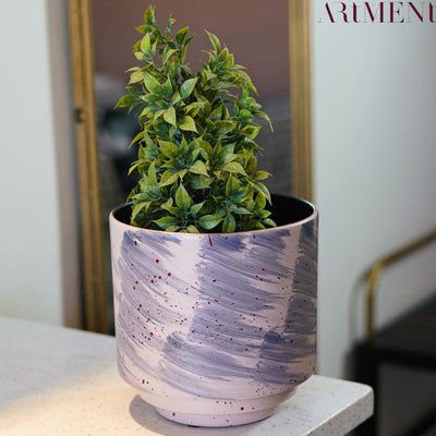 Abstract Indulgence Metal Table Planter - The Artment