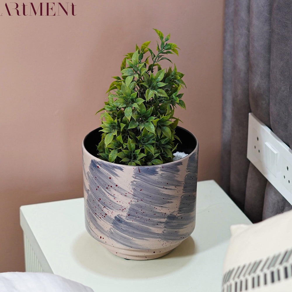 Abstract Indulgence Metal Table Planter - The Artment