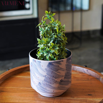 Abstract Indulgence Metal Table Planter - The Artment