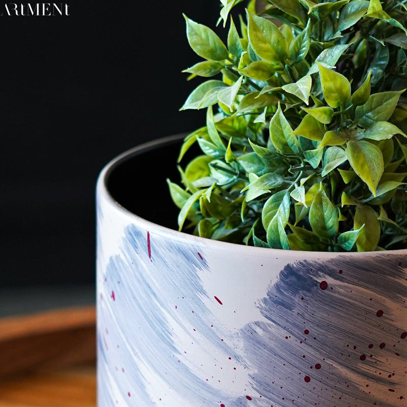 Abstract Indulgence Metal Table Planter - The Artment