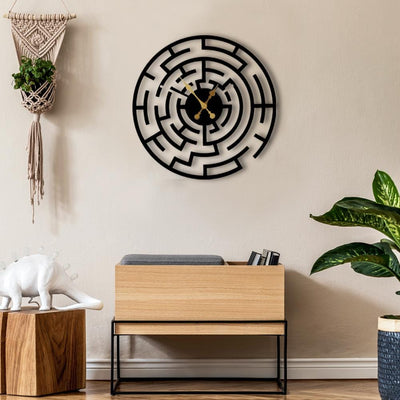 Abstract Maze Wall Clock - The Artment