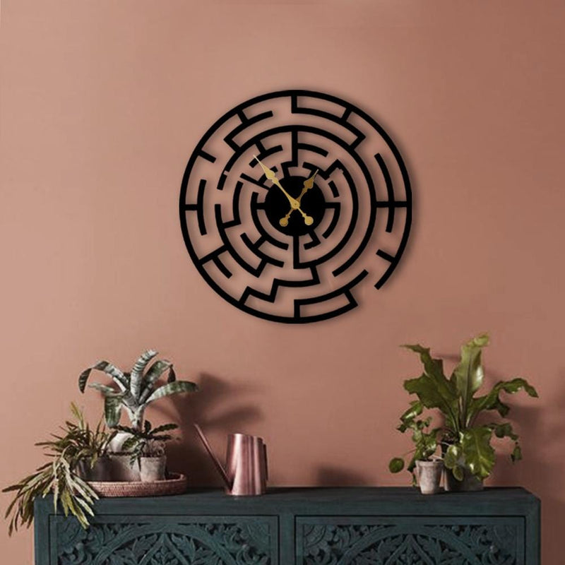 Abstract Maze Wall Clock - The Artment