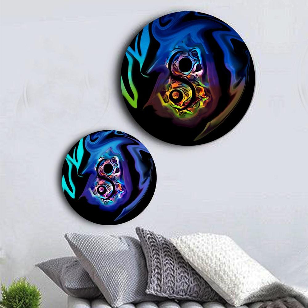 Abstract Yin and Yang Canvas (Matte Finish) - The Artment