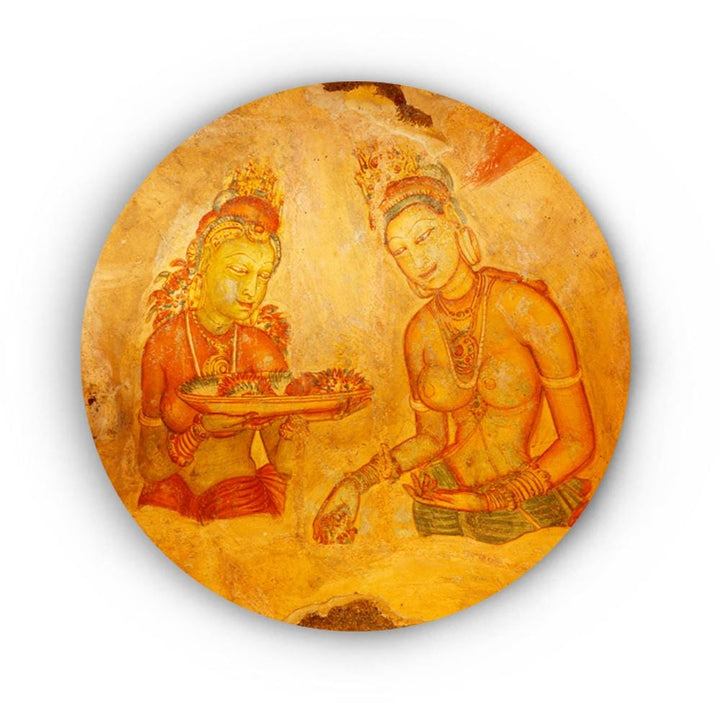 Alluring Maidens of Sigiriya (Matte Finish) - The Artment