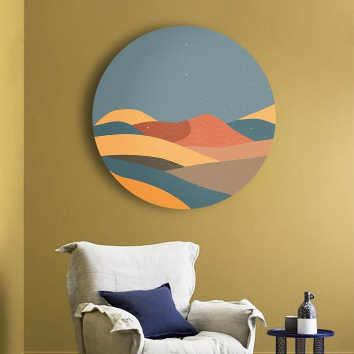 Among the Seas and Hills Canvas (Matte Finish) - The Artment