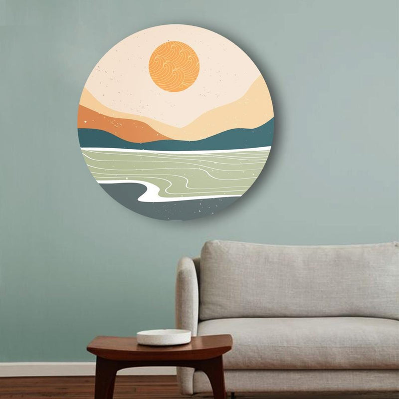 Among the Seas and Hills Canvas (Matte Finish) - The Artment