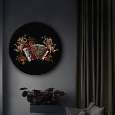 Angels Playing the Accordion Canvas (Matte Finish) - The Artment