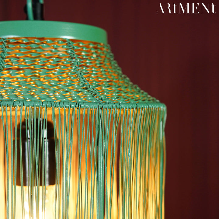 Aqua Luminance - Handcrafted Luxury Hanging Light - The Artment