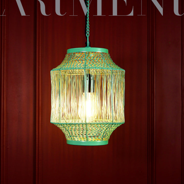 Aqua Luminance - Handcrafted Luxury Hanging Light - The Artment