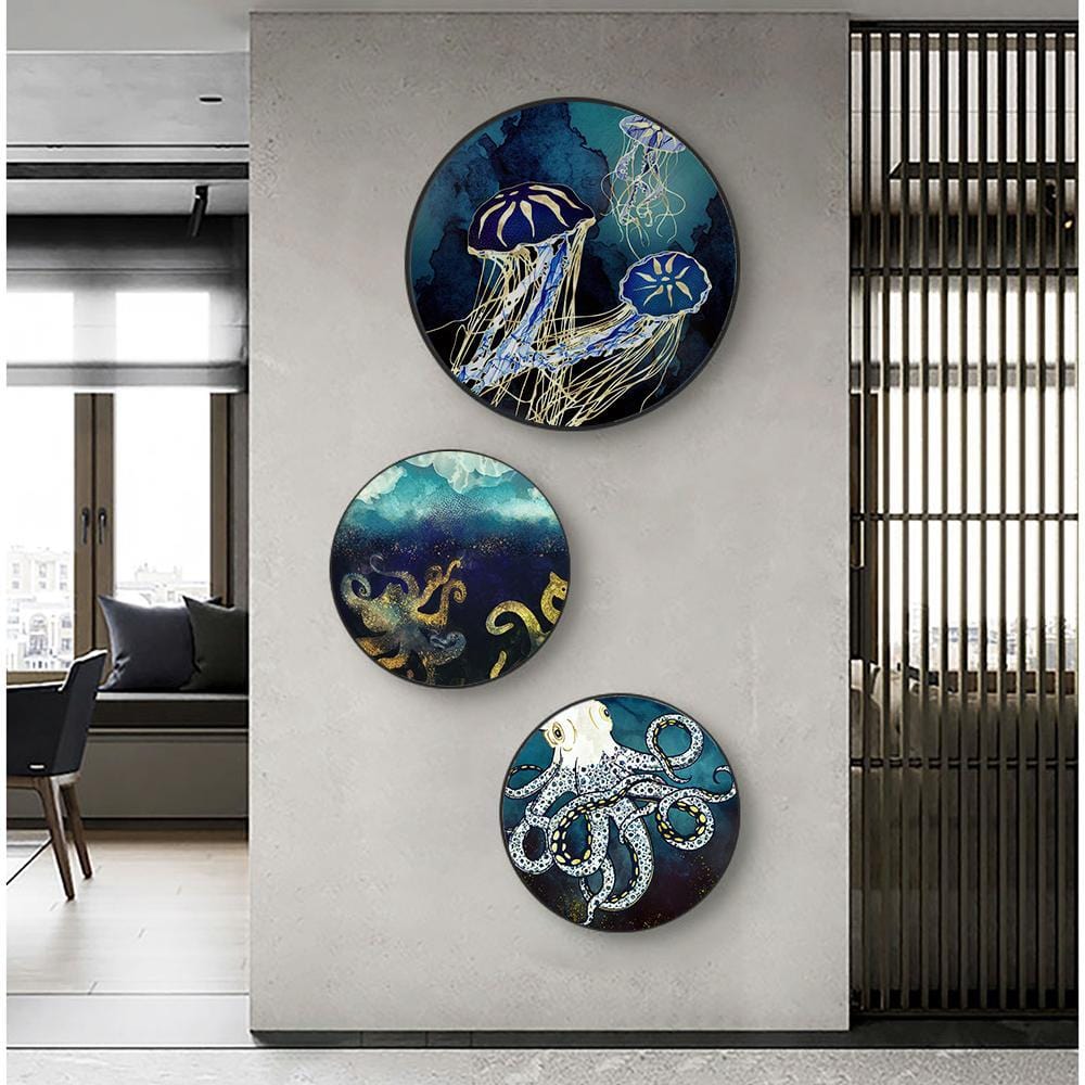 Aquatic Aura Canvas (Matte Finish) - The Artment