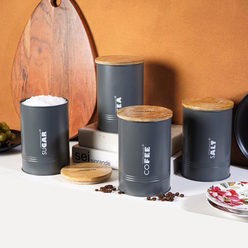 Artisan Canisters: Handcrafted Airtight Elegance for Your Pantry (Set of 4) - The Artment