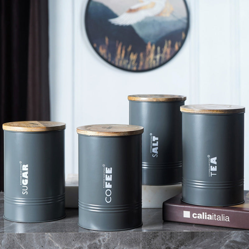 Artisan Canisters: Handcrafted Airtight Elegance for Your Pantry (Set of 4) - The Artment