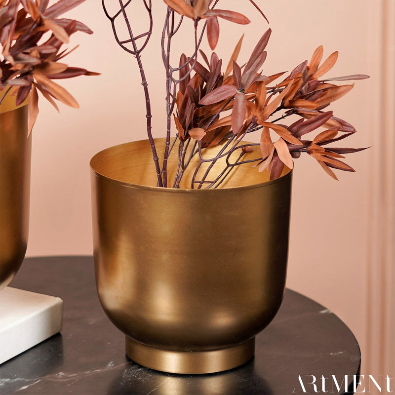 Artistic Golden Eden Planter - The Artment