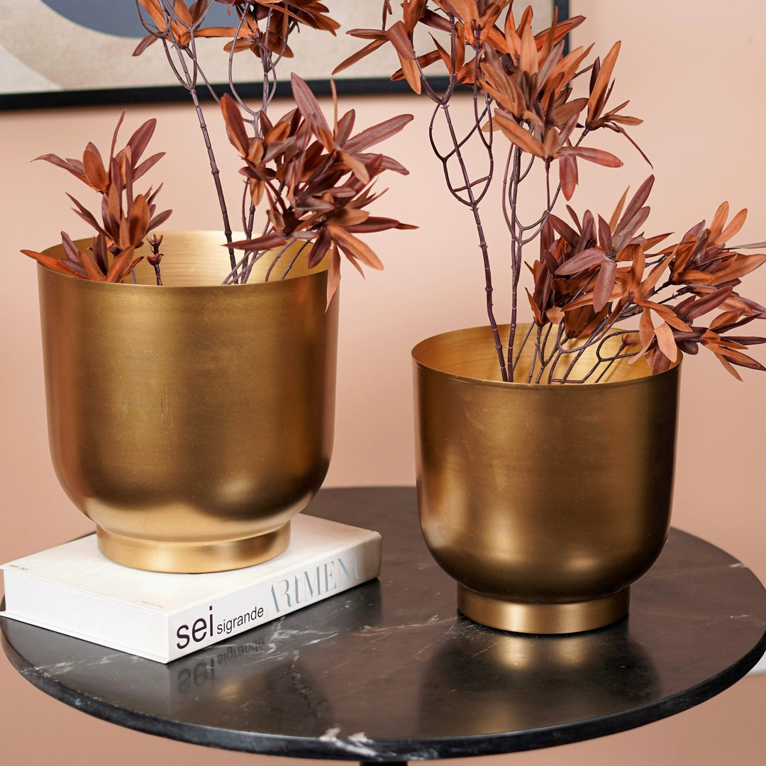 Artistic Golden Eden Planter - The Artment