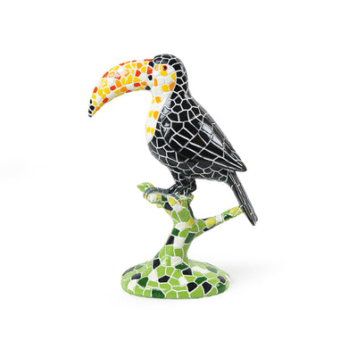 Avian Mosaic Melody: Toucan Art Decor - The Artment