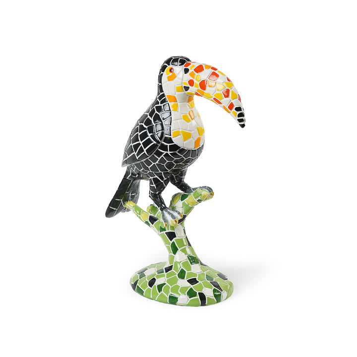 Avian Mosaic Melody: Toucan Art Decor - The Artment