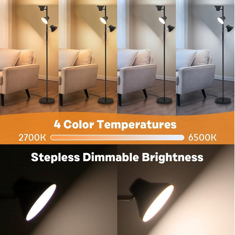 Beacons Adjustable LED Floor Lamp - The Artment