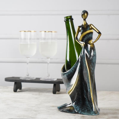 Belle Femme Antique Wine Bottle Holder - The Artment