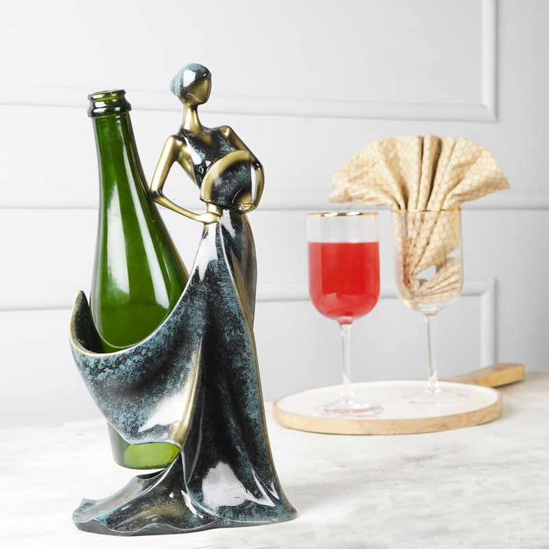 Belle Femme Antique Wine Bottle Holder - The Artment