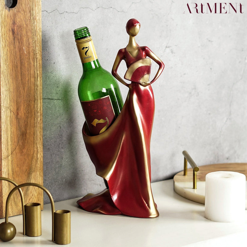 Belle Femme Antique Wine Bottle Holder - The Artment