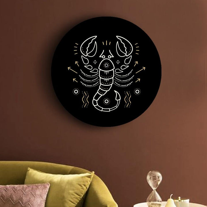 Black and Gold Zodiac Canvases (Matte Finish) - The Artment