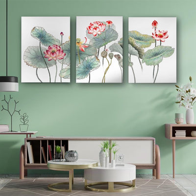 Blooming of the Glorious Lotus Canvas (Matte Finish) - The Artment