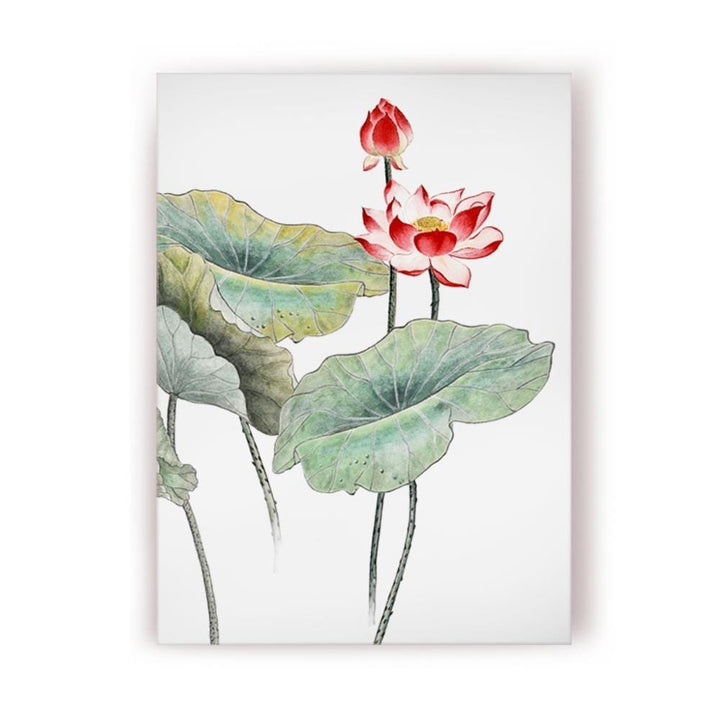 Blooming of the Glorious Lotus Canvas (Matte Finish) - The Artment