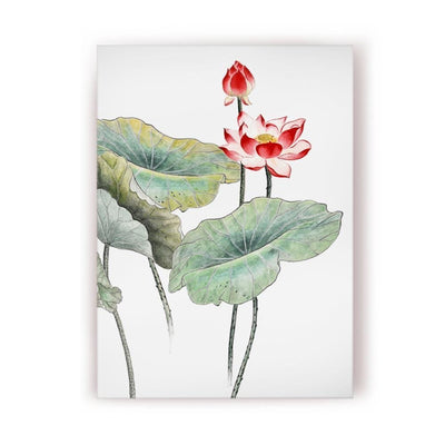 Blooming of the Glorious Lotus Canvas (Matte Finish) - The Artment