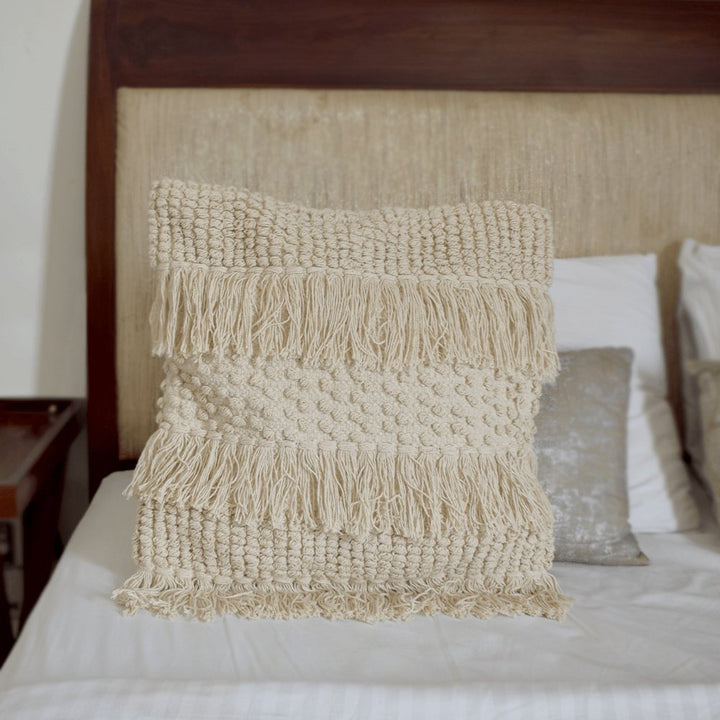 Bohemian Chic Macrame Cushion - The Artment