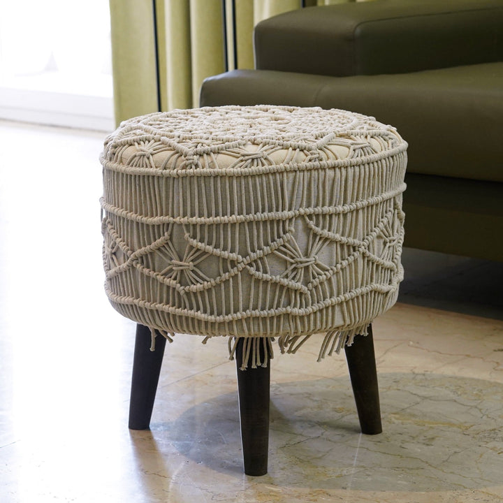 Bohemian Dreamscape Lace Pouffe - The Artment