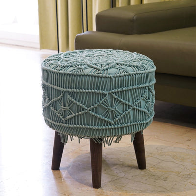 Bohemian Dreamscape Lace Pouffe - The Artment