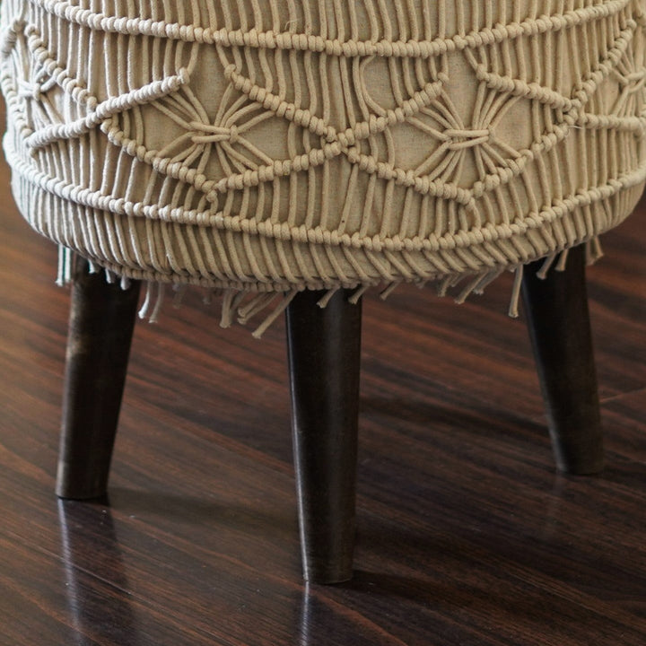 Bohemian Dreamscape Lace Pouffe - The Artment