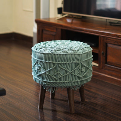 Bohemian Dreamscape Lace Pouffe - The Artment