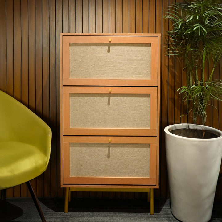 Boho Bliss Shoe Organizer Cabinet Black tier (18 pairs)