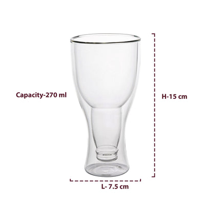 Bottom's Up Beer Glass - The Artment