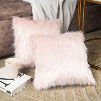 BrushedDreams Faux Fur Cushion Cover (Set of 2) - The Artment