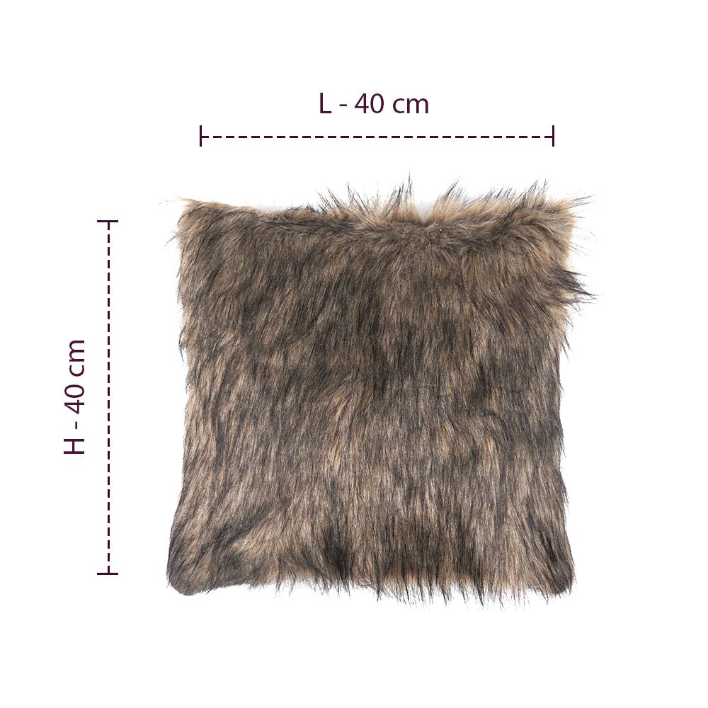 BrushedDreams Faux Fur Cushion Cover (Set of 2) - The Artment