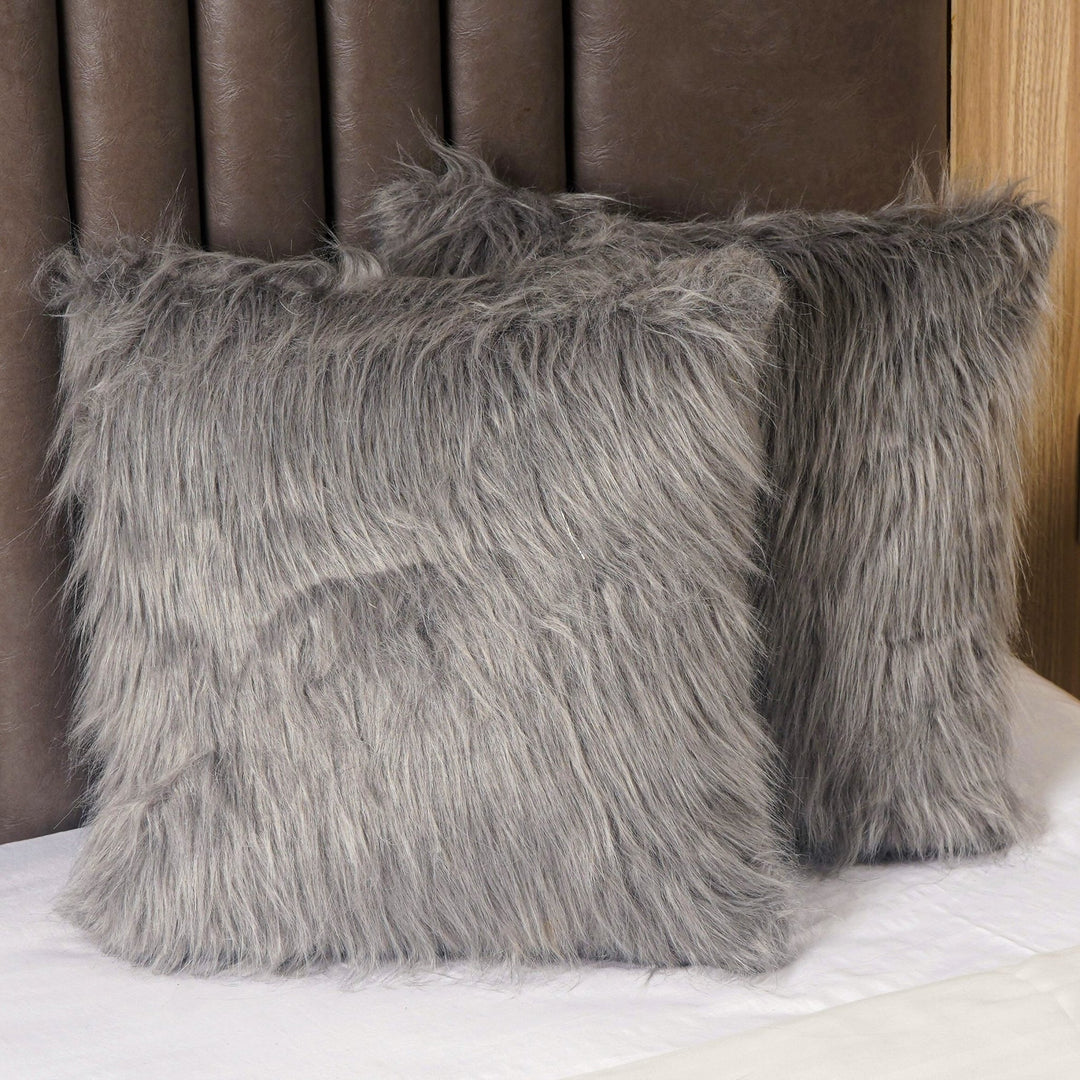 BrushedDreams Faux Fur Cushion Cover (Set of 2) - The Artment