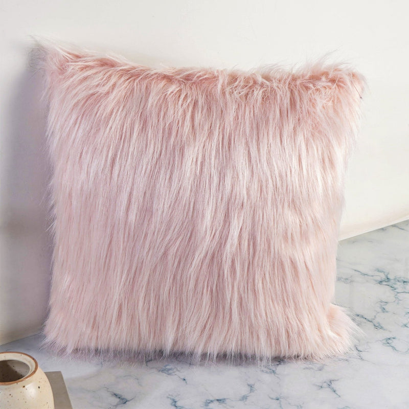 BrushedDreams Faux Fur Cushion Cover (Set of 2) - The Artment