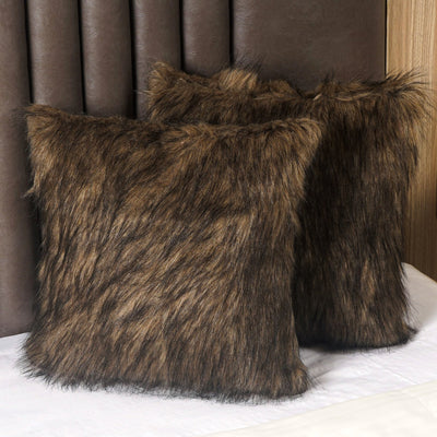 BrushedDreams Faux Fur Cushion Cover (Set of 2) - The Artment