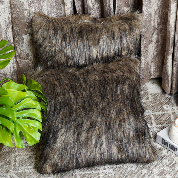 BrushedDreams Faux Fur Cushion Cover (Set of 2) - The Artment