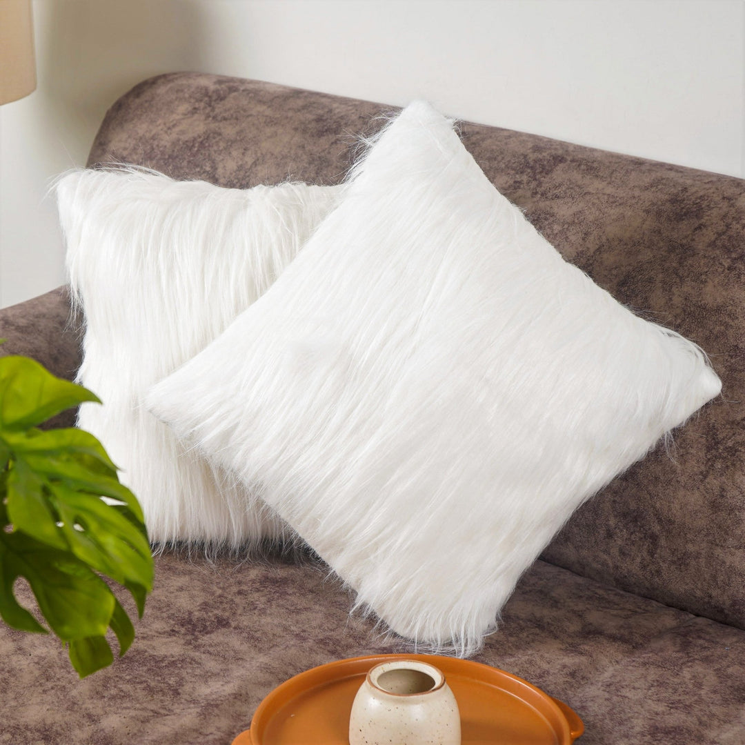 BrushedDreams Faux Fur Cushion Cover (Set of 2) - The Artment