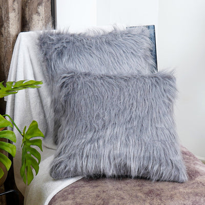 BrushedDreams Faux Fur Cushion Cover (Set of 2) - The Artment