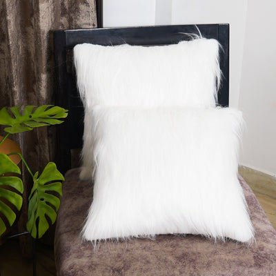 BrushedDreams Faux Fur Cushion Cover (Set of 2) - The Artment