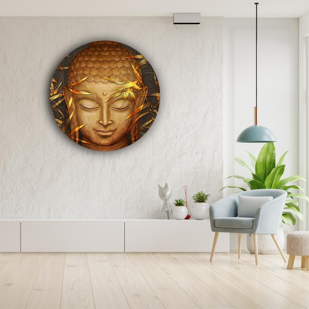 Buddha's Peaceful Features (Matte Finish) - The Artment