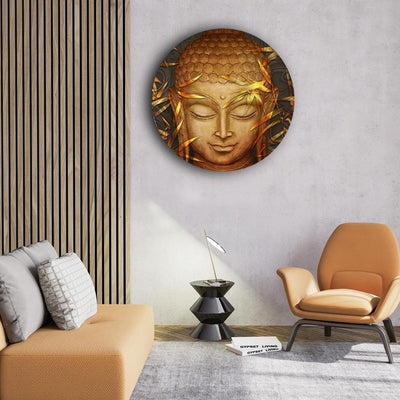 Buddha's Peaceful Features (Matte Finish) - The Artment